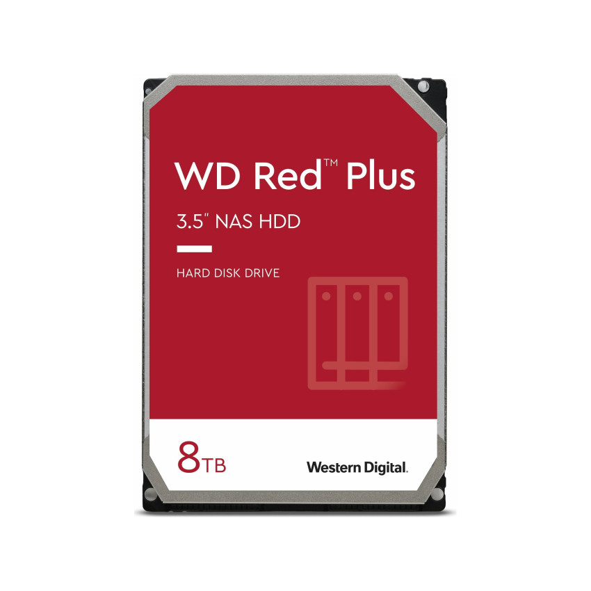 WD Red Red Plus NAS 8TB-5640 HDD (3.5")