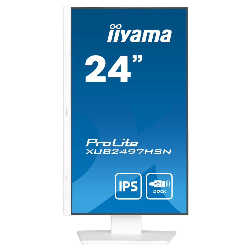 iiyama PROLITE XUB2497HSN-B2 68,5 cm (23.8") Docking-Monitor (weiß)