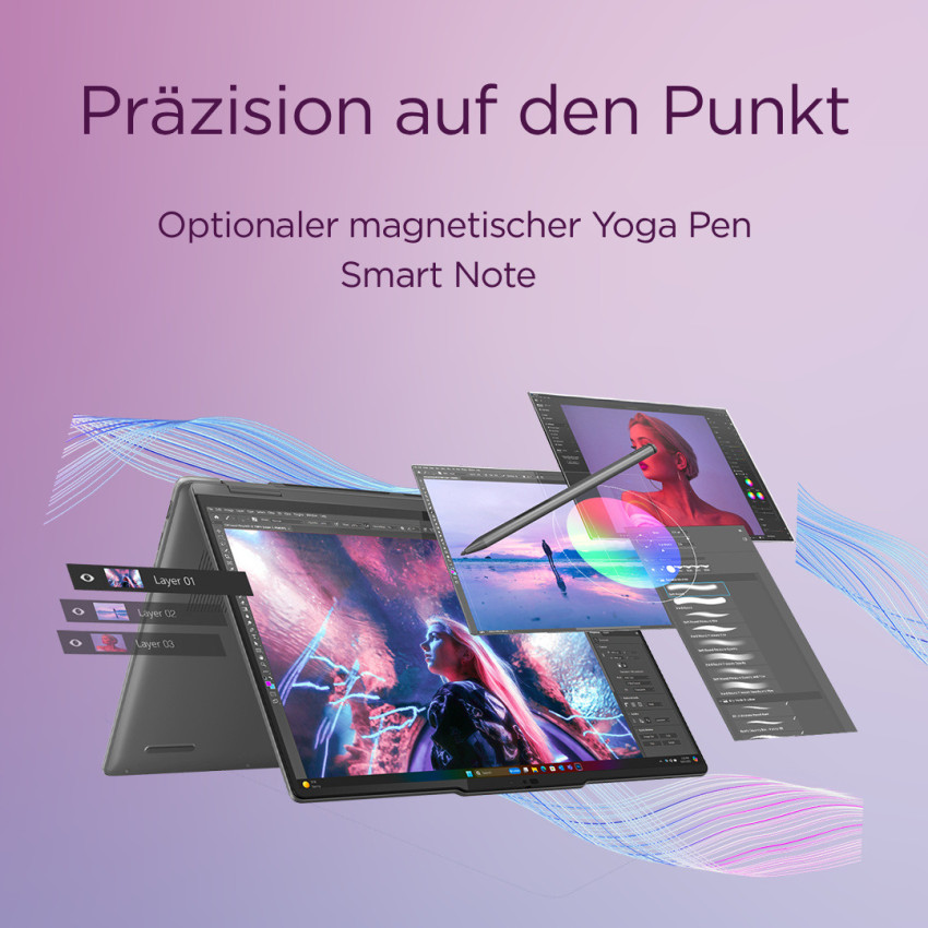 Lenovo Campus Yoga 7-14AKP 2in1 G10 AMD Sondermodell (Alu, seashell) inkl. Sleeve