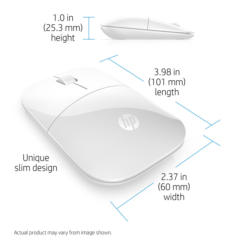 HP Z3700 Wireless Mouse (weiß)