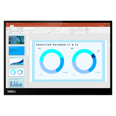 Lenovo ThinkVision M14d 35,6 cm (14,0") Mobiler Monitor