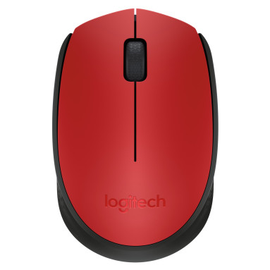 Logitech M171 Wireless Maus (rot/schwarz)