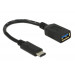 Delock Adapter USB Type-A auf USB 3.1 Type-C (15cm)