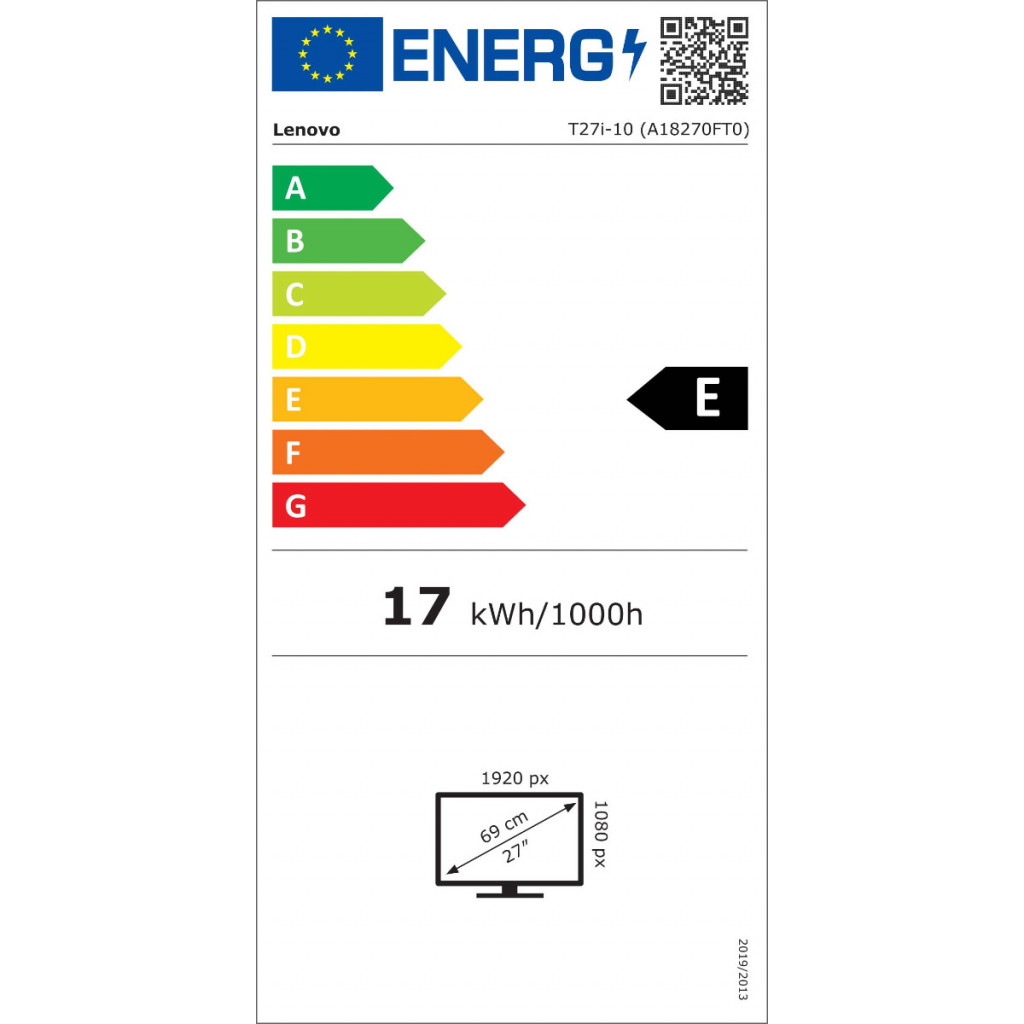 61A6MAT3EU, Lenovo ThinkVision T24i 
