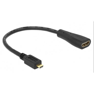 Delock Micro-HDMI (D) zu HDMI Adapterkabel