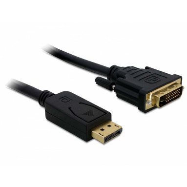 Delock Display Port auf DVI 24+1 Kabel 2m (schwarz)