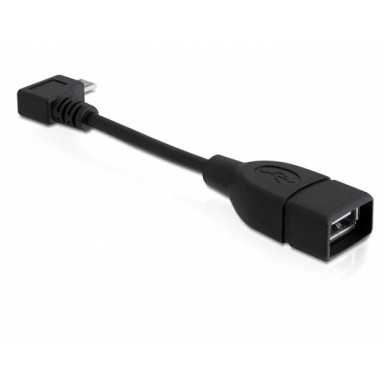 Delock Adapter micro USB auf USB 2.0 11cm (schwarz) Delock Adapter micro USB auf USB 2.0 11cm (schwarz)