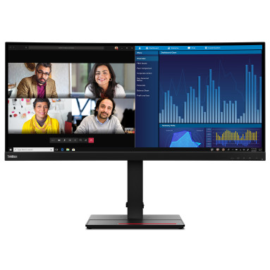 Lenovo ThinkVision P34w-20 86.71cm (34") Curved Monitor Lenovo ThinkVision P34w-20 86.71cm (34") Curved Monitor