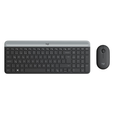 Logitech® MK470 Slim Wireless Keyboard and Mouse Combo, Grafit Logitech® MK470 Slim Wireless Keyboard and Mouse Combo, Grafit
