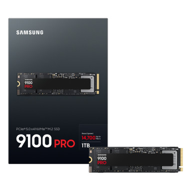 Samsung 9100 Pro 1TB M.2-2280 PCIe 5.0 x4 SSD Samsung 9100 Pro 1TB M.2-2280 PCIe 5.0 x4 SSD