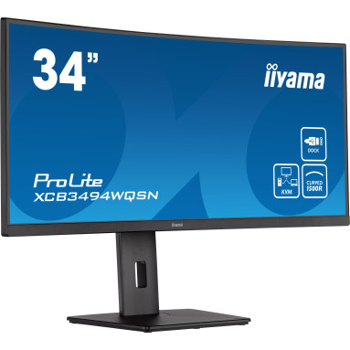 iiyama PROLITE XCB3494WQSN 83,36 cm (34") Docking-Monitor iiyama PROLITE XCB3494WQSN 83,36 cm (34") Docking-Monitor