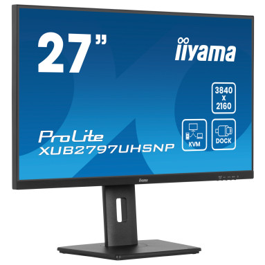 iiyama PROLITE XUB2797UHSNP-B1 68,5 cm (27") Docking-Monitor iiyama PROLITE XUB2797UHSNP-B1 68,5 cm (27") Docking-Monitor