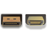Delock Display Port auf HDMI™ Kabel 2m (schwarz)