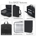 Dicota Rucksack Pluc Eco Base (13-16", schwarz)