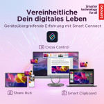 Lenovo Campus Tab K12 Matte Edition (Luna Grey), inkl. Netzteil, Pen & Tastatur