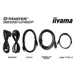 iiyama G-Master Red Eagle GB3261UHSCP-B1 68,5 cm (31.5") Gaming-/Docking-Monitor