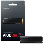Samsung 9100 Pro 4TB M.2-2280 PCIe 5.0 x4 SSD mit Kühlkörper