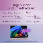 Lenovo Campus Yoga 7-14AKP 2in1 G10 AMD Sondermodell (Alu, seashell) inkl. Sleeve