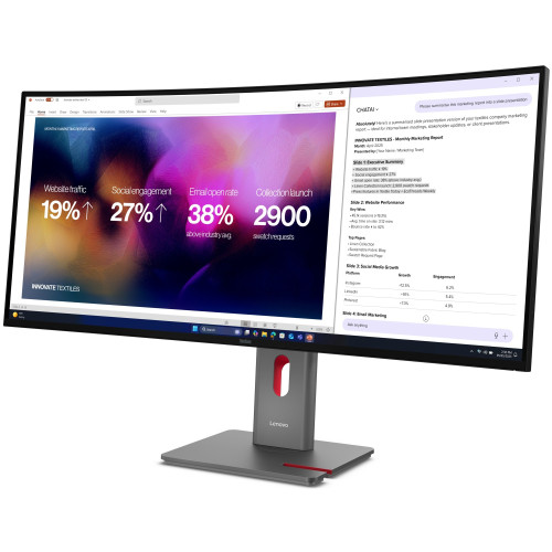 Lenovo ThinkVision P40w-40 100,84cm (40") Curved Docking-Monitor