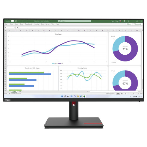 Lenovo ThinkVision T32h-30 80 cm (31.5") Docking-Monitor