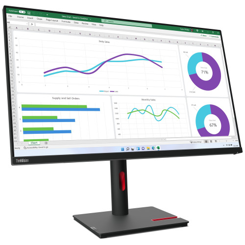 Lenovo ThinkVision T32h-30 80 cm (31.5") Docking-Monitor
