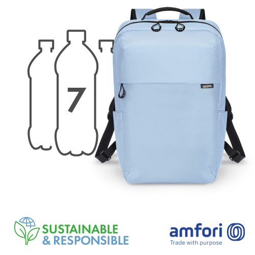 Dicota Backpack COMMUTER (13-16", Eisblau)