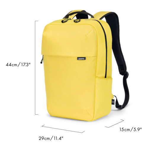 Dicota Backpack COMMUTER (13-16", Lemon)