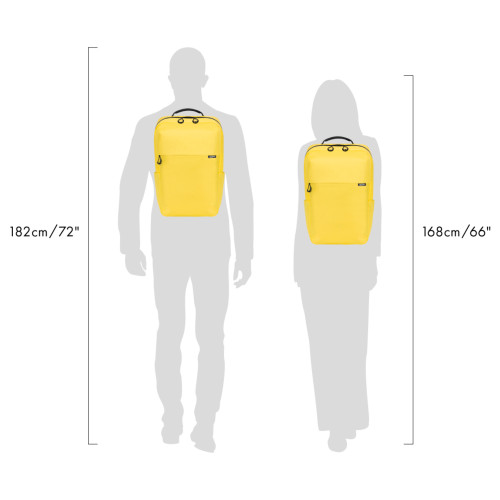 Dicota Backpack COMMUTER (13-16", Lemon)
