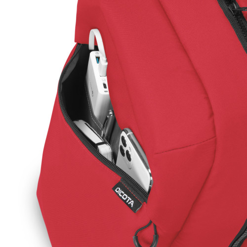 Dicota Backpack COMMUTER (13-16", Rot)