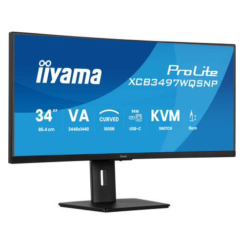 iiyama ProLite XCB3497WQSNP  83,36 cm (34") Docking-Monitor