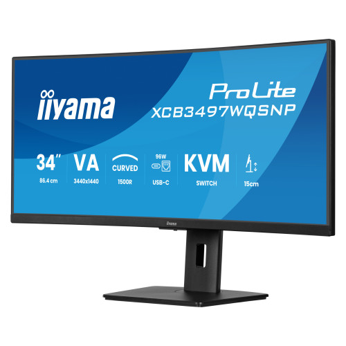 iiyama ProLite XCB3497WQSNP  83,36 cm (34") Docking-Monitor