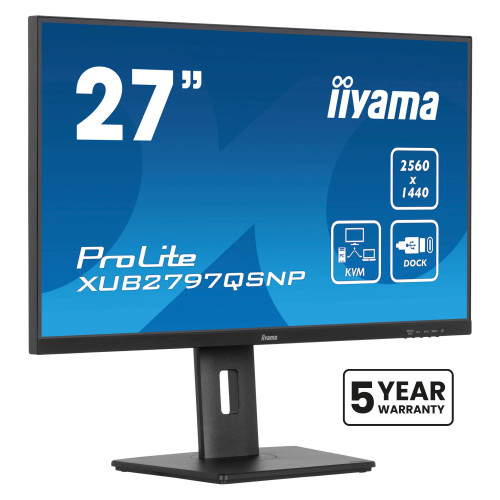 iiyama PROLITE XUB2797QSNP-B1 68,5 cm (27") Docking-Monitor
