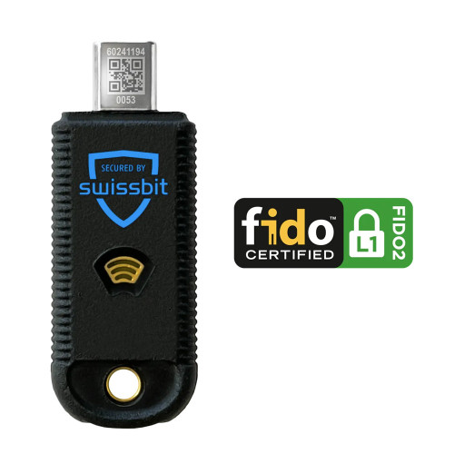 Swissbit iShield Key FIDO2 (USB-C) NFC