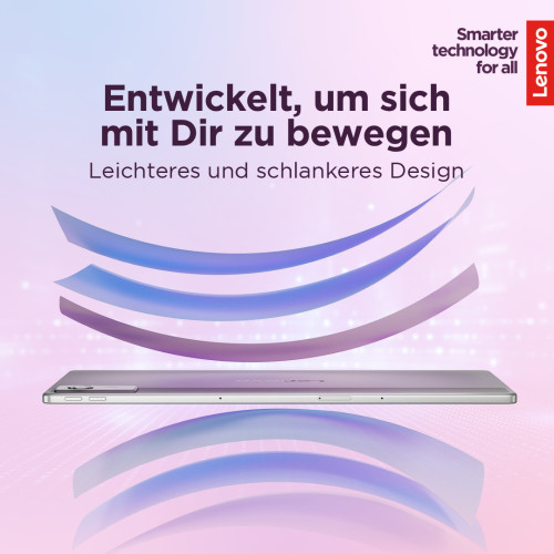 Lenovo Campus Tab K12 Matte Edition (Luna Grey), inkl. Netzteil, Pen & Tastatur