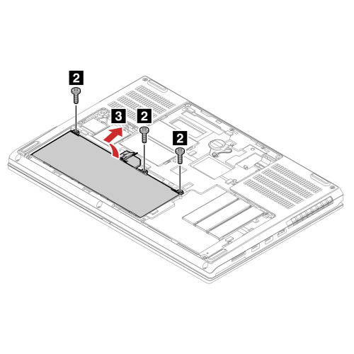 Original Lenovo interner 6-Zellen 90Wh Akku