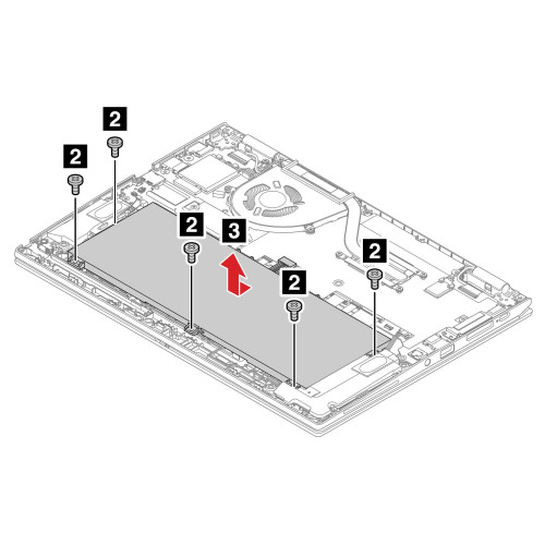 Lenovo Original 3-Zellen Akku 50Wh