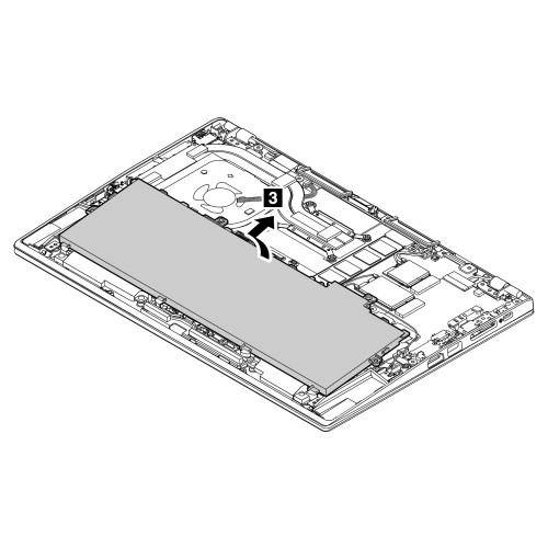 Original Lenovo interner 3-Zellen 57Wh Akku