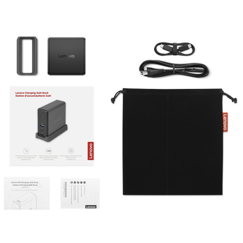 Lenovo X9 Charging GaN Dock (65W Netzteil)