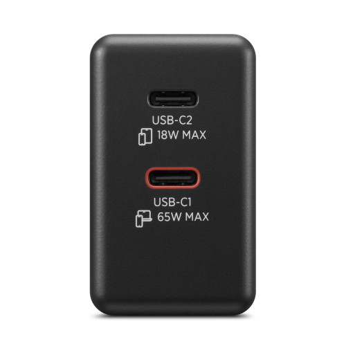 Lenovo Nano GaN USB-C Dual Steckernetzteil 65 Watt