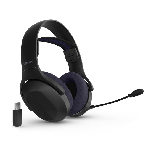 Lenovo Legion H410 Wireless Gaming-Headset (grey/purple)