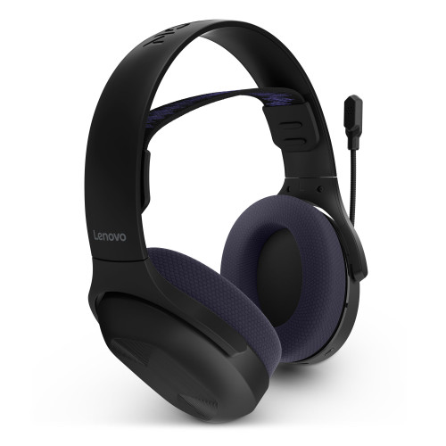 Lenovo Legion H410 Wireless Gaming-Headset (grey/purple)