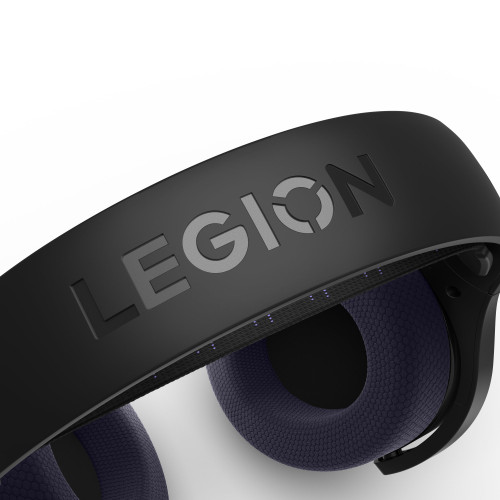 Lenovo Legion H410 Wireless Gaming-Headset (grey/purple)