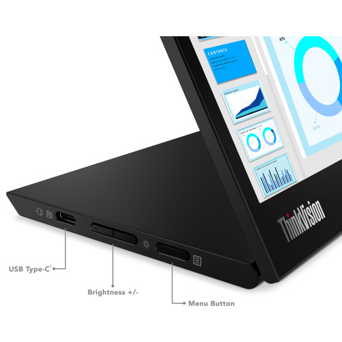 Lenovo ThinkVision M14d 35,6 cm (14,0") Mobiler Monitor