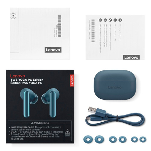 Lenovo TWS Yoga PC-Edition Bluetooth Headset (tidal teal)