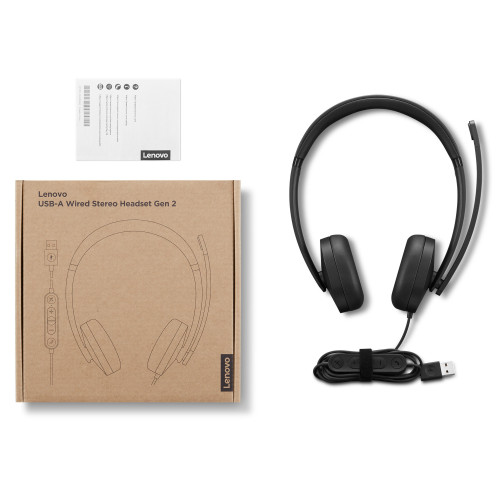 Lenovo USB-A Wired Stereo Headset G2