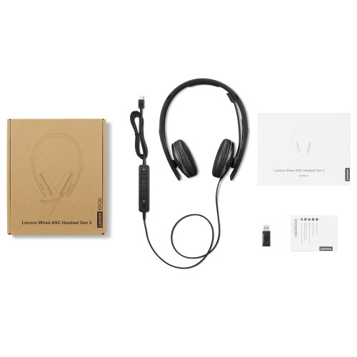 Lenovo Campus Wired ANC USB Headset G2 (UC/Zoom)
