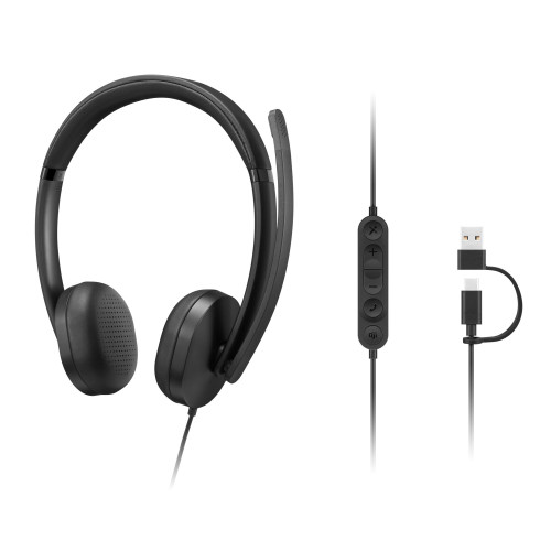 Lenovo Wired VoIP Headset 5000 (USB-A/C)