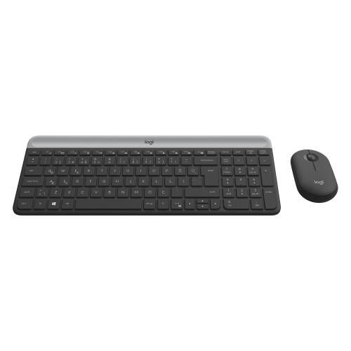Logitech® MK470 Slim Wireless Keyboard and Mouse Combo, Grafit