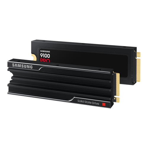 Samsung 9100 Pro 2TB M.2-2280 PCIe 5.0 x4 SSD mit Kühlkörper