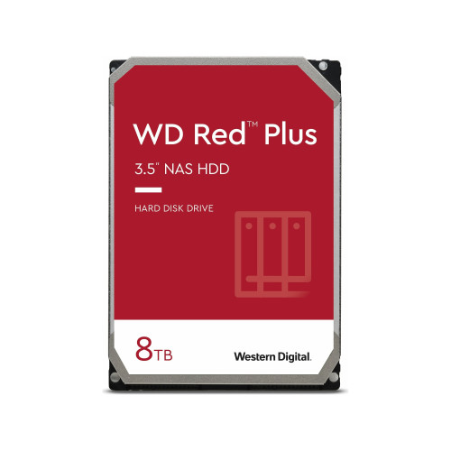 WD Red Red Plus NAS 8TB-5640 HDD (3.5")